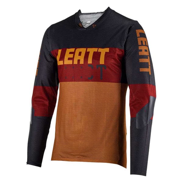 Leatt Gravity 4.0 Långärmad Endurotröja Orange,Svart S Man