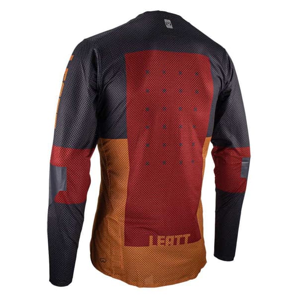 Leatt Gravity 4.0 Långärmad Endurotröja Orange,Svart S Man