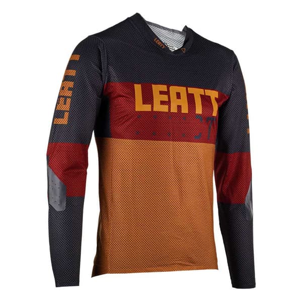 Leatt Gravity 4.0 Långärmad Endurotröja Orange,Svart S Man