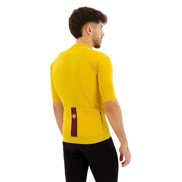 Castelli Prologo Lite Kortærmet Trøje Gul 2XL Mand