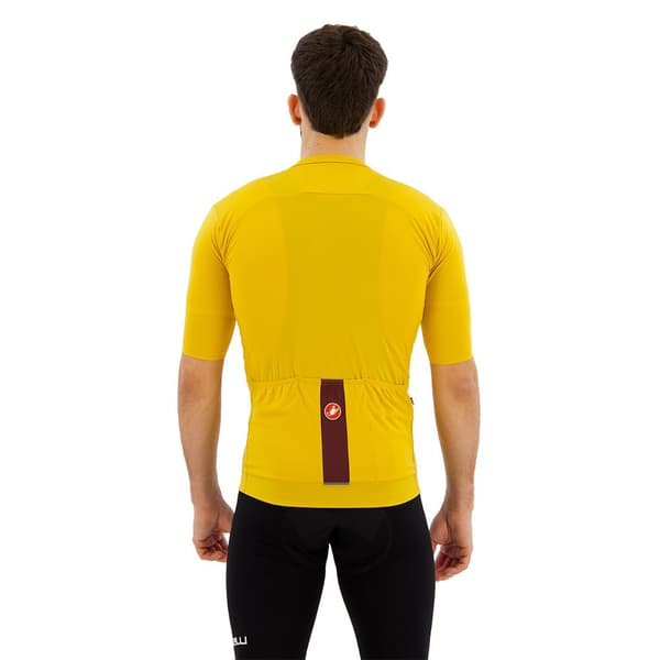 Castelli Prologo Lite Kortærmet Trøje Gul 2XL Mand