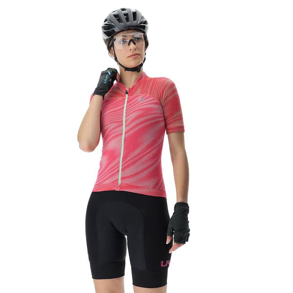Uyn Biking Wave Korta ärmar Cykeltröja Rosa L Kvinna
