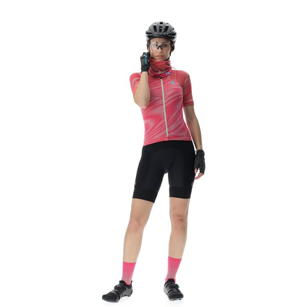 Uyn Biking Wave Korta ärmar Cykeltröja Rosa L Kvinna