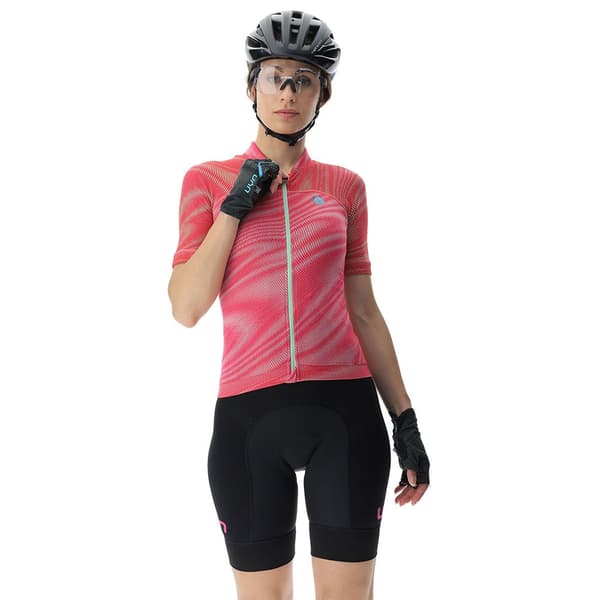 Uyn Biking Wave Korta ärmar Cykeltröja Rosa L Kvinna