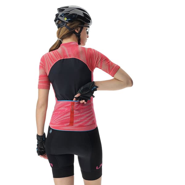 Uyn Biking Wave Korta ärmar Cykeltröja Rosa L Kvinna