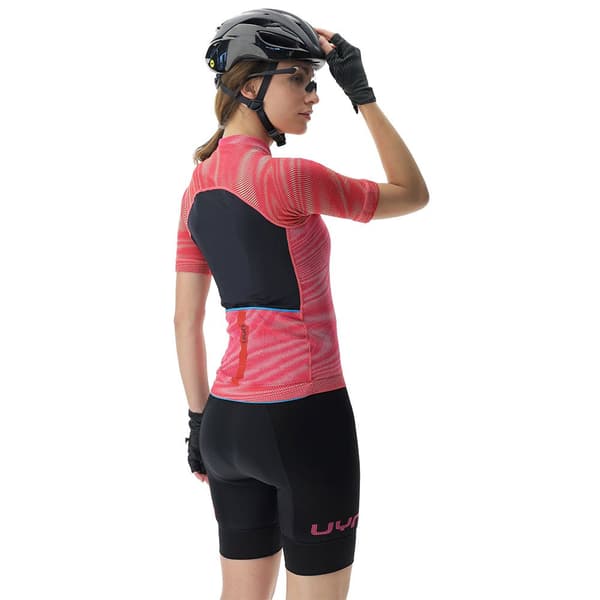 Uyn Biking Wave Korta ärmar Cykeltröja Rosa L Kvinna