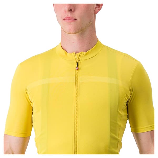 Castelli Classifica Korta ärmar Cykeltröja Gul XL Man