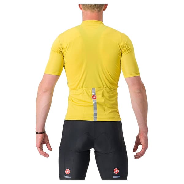 Castelli Classifica Korta ärmar Cykeltröja Gul XL Man