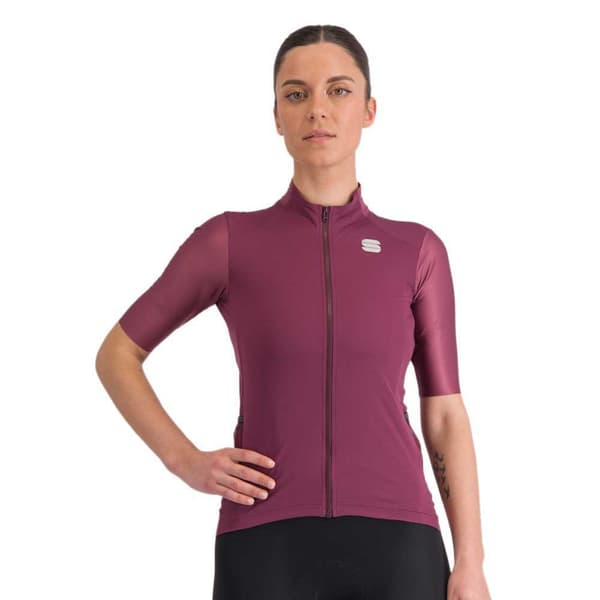 Sportful Supergiara Korta ärmar Cykeltröja Lila M Kvinna