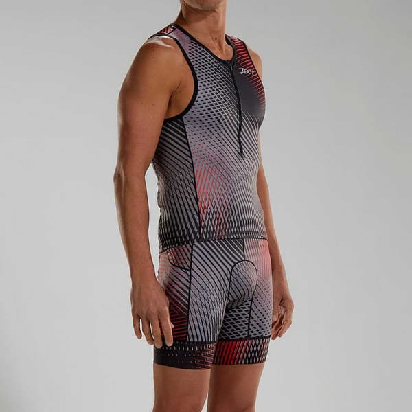 Zoot Z18060101 Ltd Tri Ærmeløs Cykeltrøje Grå M Mand