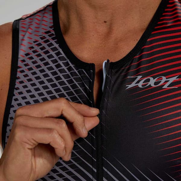 Zoot Z18060101 Ltd Tri Ærmeløs Cykeltrøje Grå M Mand