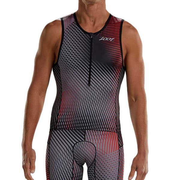 Zoot Z18060101 Ltd Tri Ærmeløs Cykeltrøje Grå M Mand