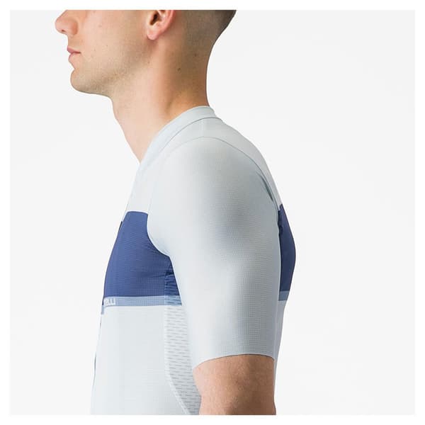 Castelli Tradizione Lyhythihainen Pyöräilypaita Sininen XL Mies