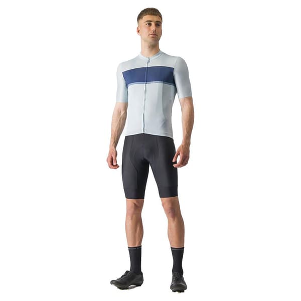Castelli Tradizione Lyhythihainen Pyöräilypaita Sininen XL Mies