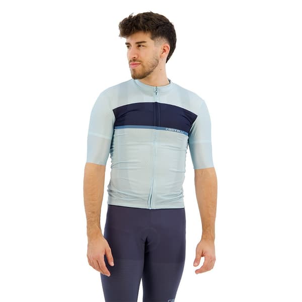Castelli Tradizione Lyhythihainen Pyöräilypaita Sininen XL Mies