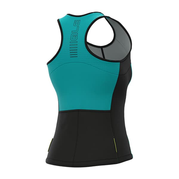 Ale Solid Color Block Hihaton Pyöräilypaita Sininen XL Nainen