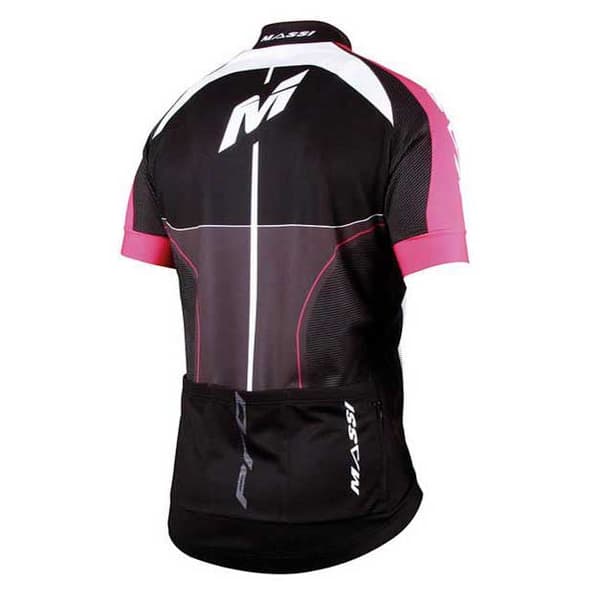 Massi Pro Team Korta ärmar Cykeltröja Rosa XL Man