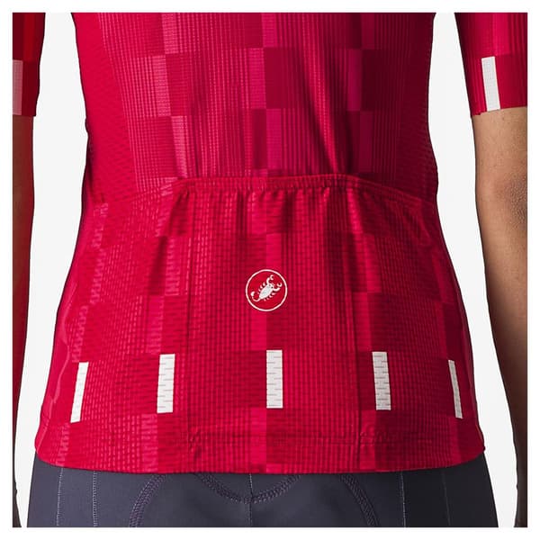Castelli Dimensione Korta ärmar Cykeltröja Röd L Kvinna