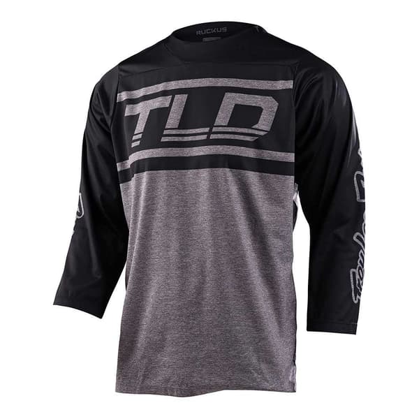 Troy Lee Designs Ruckus Pitkähihainen Trikoo Musta,Harmaa M Mies