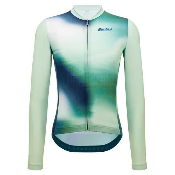 Santini Ombra Eco Sleek Langærmet Trøje Grøn S Mand
