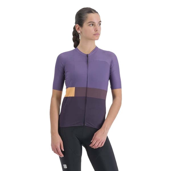 Sportful Snap Korta ärmar Cykeltröja Lila XL Kvinna