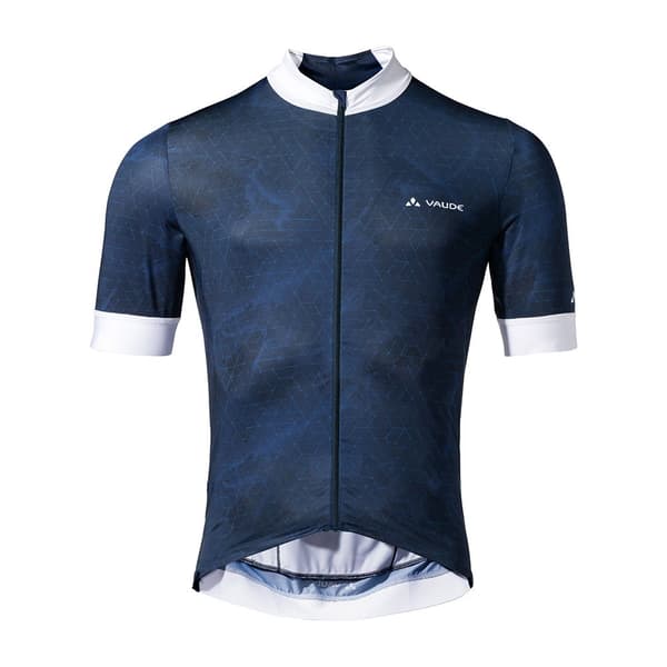 Vaude Bike Furka Fz Tricot Korta ärmar Cykeltröja Blå L Man