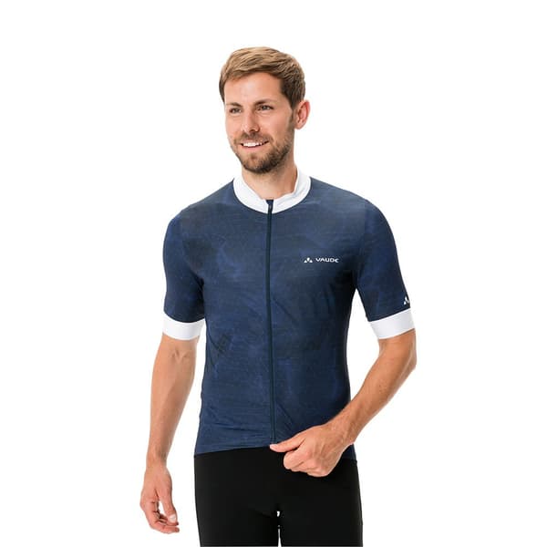 Vaude Bike Furka Fz Tricot Korta ärmar Cykeltröja Blå L Man