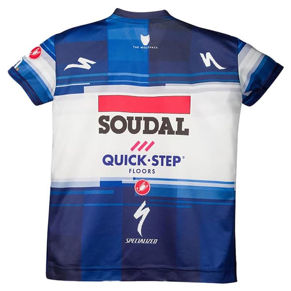 Castelli Soudal Quick-step 2023 Lyhythihainen Pyöräilypaita Sininen 12 Years Poika