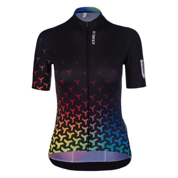 Q36.5 G1 Korta ärmar Cykeltröja Svart XS Kvinna