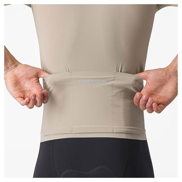 Castelli Premio Kortærmet Trøje Beige M Mand