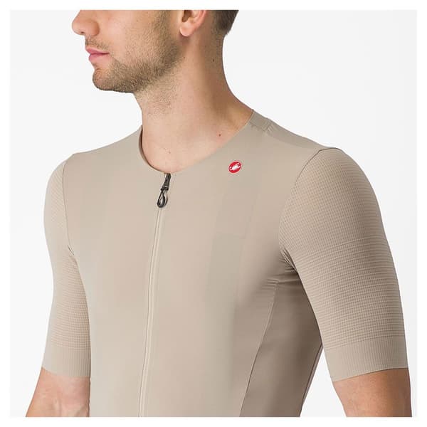 Castelli Premio Kortærmet Trøje Beige M Mand