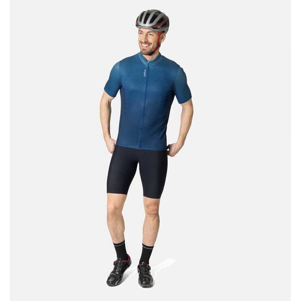 Odlo Essential 411952 Lyhythihainen Pyöräilypaita Sininen S Mies