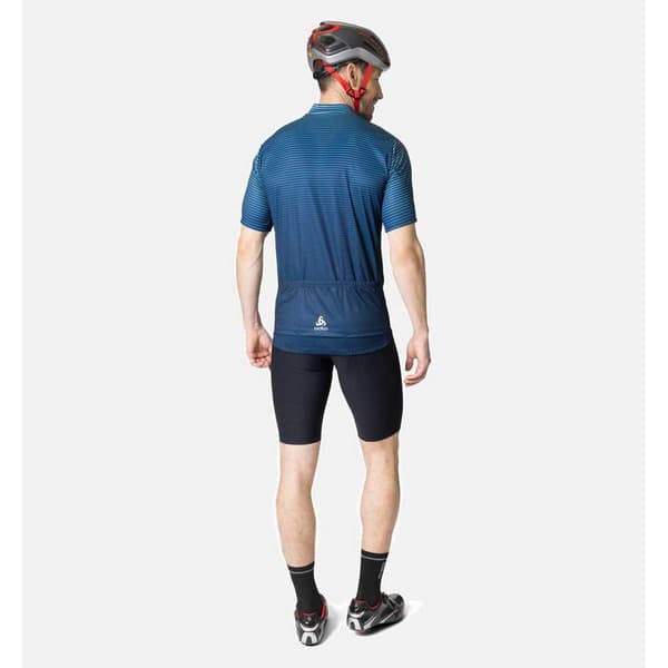Odlo Essential 411952 Lyhythihainen Pyöräilypaita Sininen S Mies