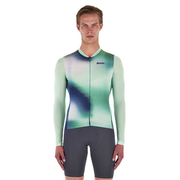 Santini Ombra Eco Sleek Langærmet Trøje Grøn L Mand