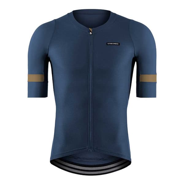 Etxeondo Mendi Korta ärmar Cykeltröja Blå M Man