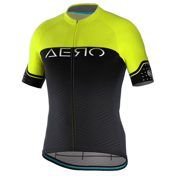 Bicycle Line Aero S2 Kortærmet Trøje Gul L Mand