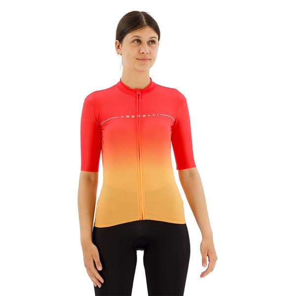 Castelli Salita Korta ärmar Cykeltröja Rosa S Kvinna