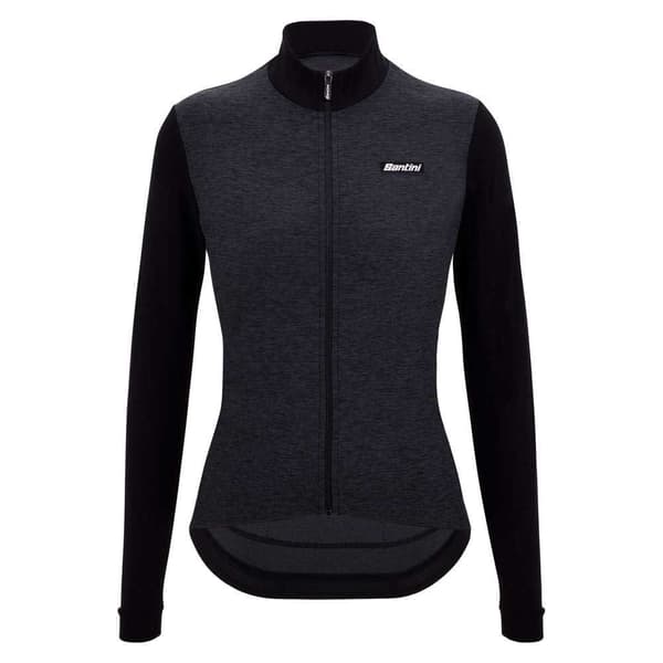 Santini Pure Pitkähihainen Trikoo Musta S Nainen