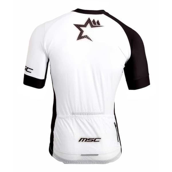 Msc Pro Race Korta ärmar Cykeltröja Vit XL Man