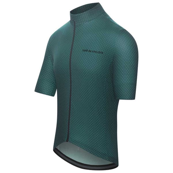 CafÉ Du Cycliste Fleurette Lyhythihainen Pyöräilypaita Vihreä,Sininen XS Mies