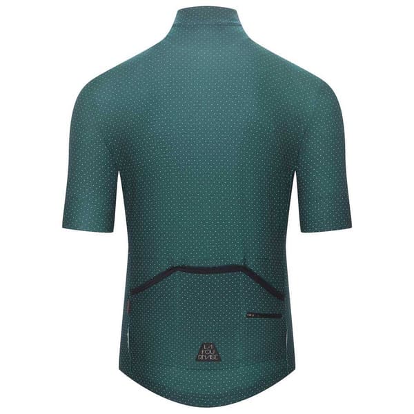 CafÉ Du Cycliste Fleurette Lyhythihainen Pyöräilypaita Vihreä,Sininen XS Mies