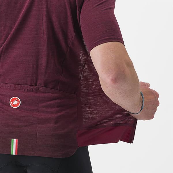 Castelli Essenza Kortærmet Trøje Rød L Mand