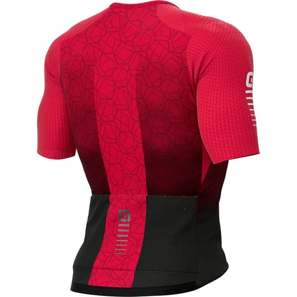 Ale Velocity Korta ärmar Cykeltröja Röd L Man