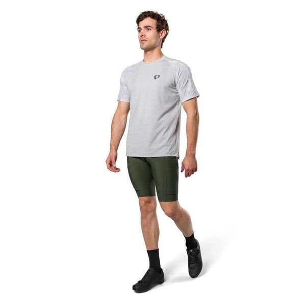 Pearl Izumi Expedition Merino Korta ärmar Cykeltröja Grå M Man