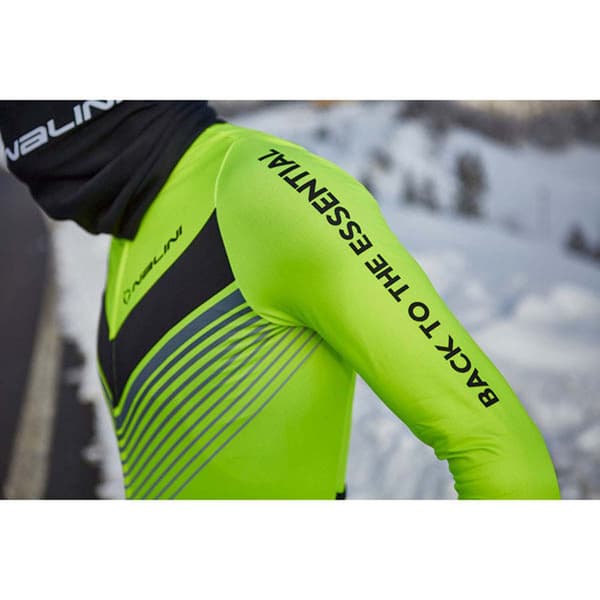 Nalini Fit Pitkähihainen Trikoo Keltainen S Mies
