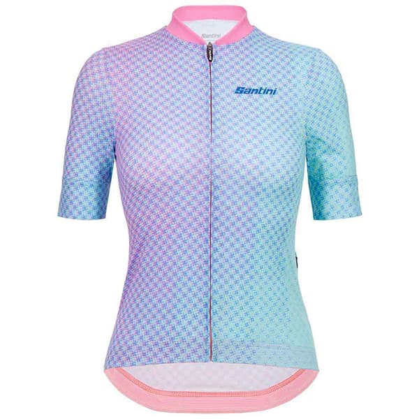 Santini Paws Forma Korta ärmar Cykeltröja Grönt 2XS Kvinna