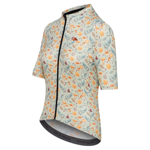CafÉ Du Cycliste Fleurette V2 Lyhythihainen Pyöräilypaita Beige M Mies