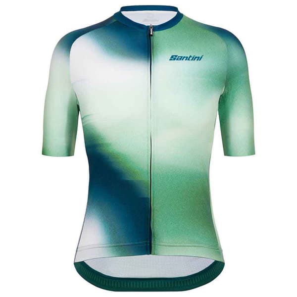 Santini Ombra Eco Micro Korta ärmar Cykeltröja Grönt 3XL Man