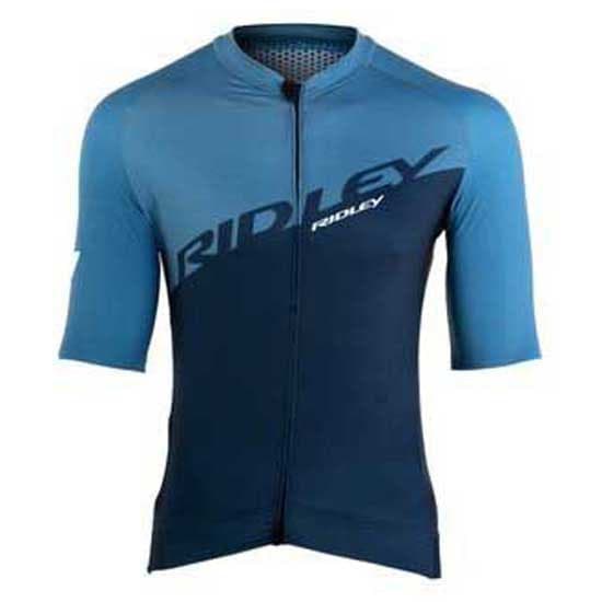 Ridley Perf Kortærmet Trøje Blå 2XL Mand