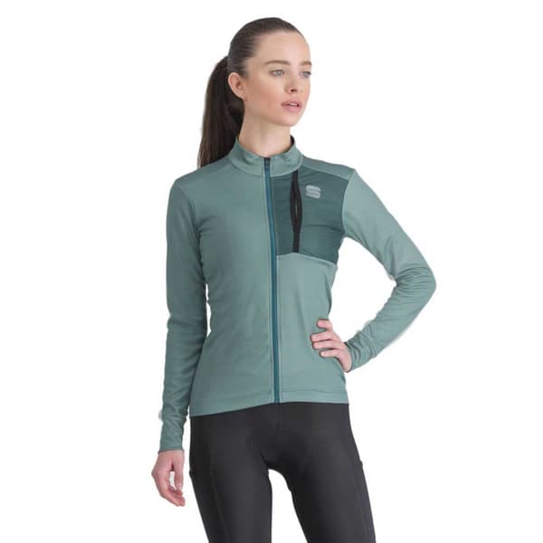 Sportful Supergiara Thermal Långärmad Trikå Grönt L Kvinna